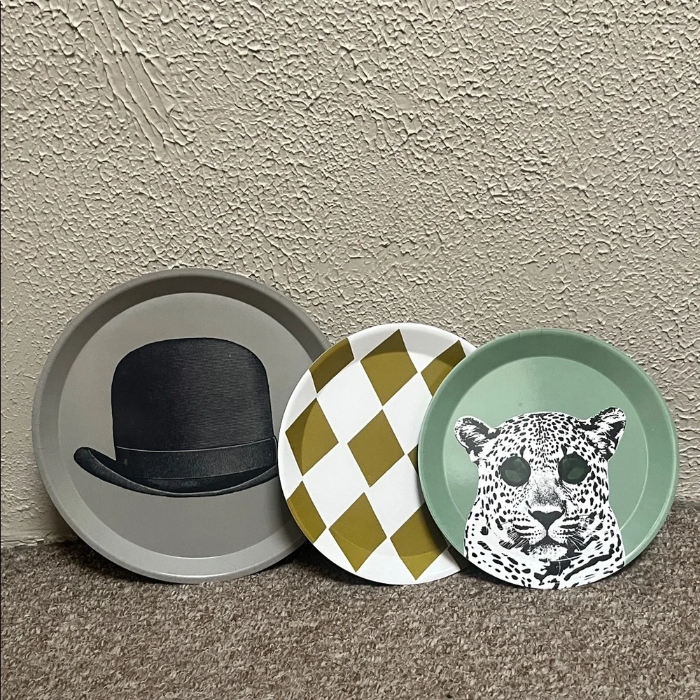 Ikea GALLERISKOG Wall decoration, set of 3, mixed motifs